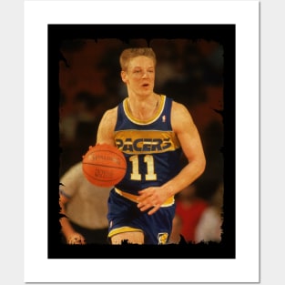 Detlef Schrempf - Vintage Design Of Basketball Posters and Art